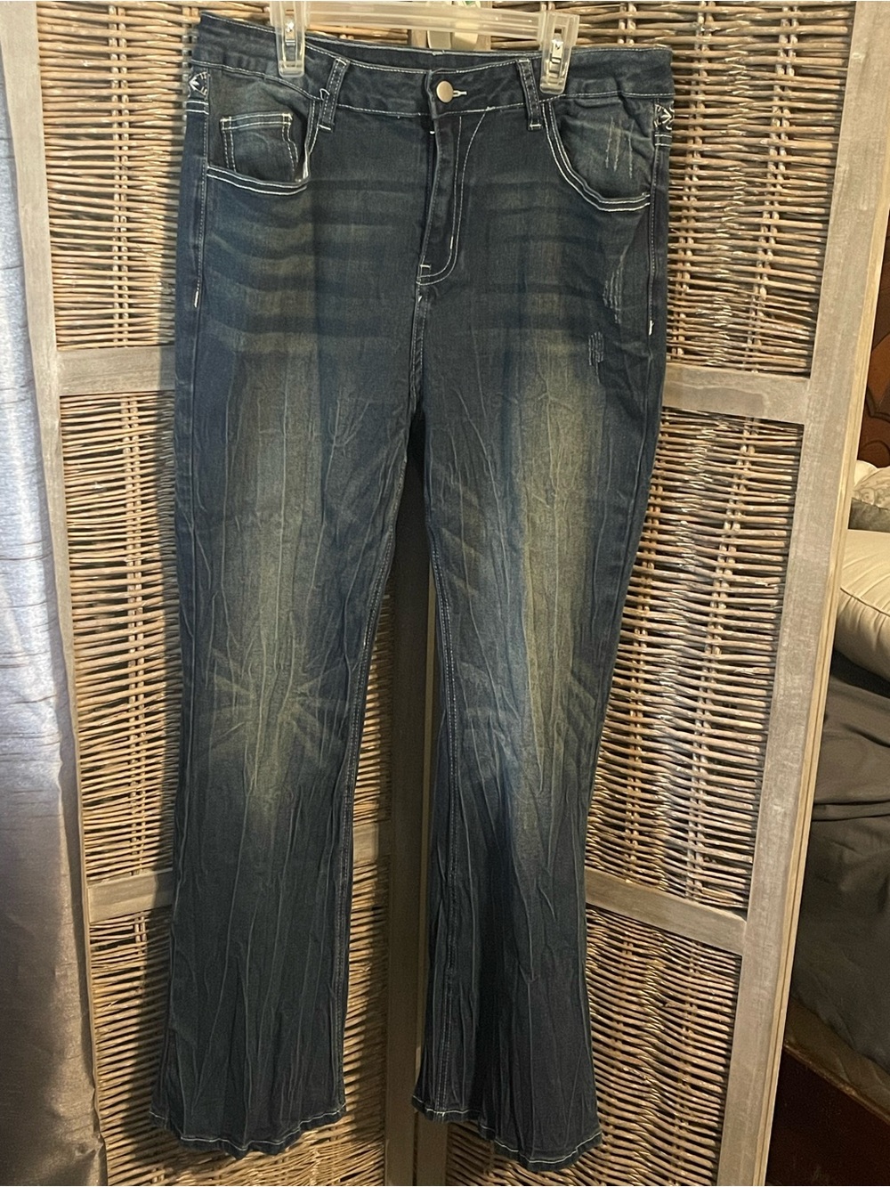 ROMWE Women’s Jeans in Dark Blue sz 1 XL Never worn (40)